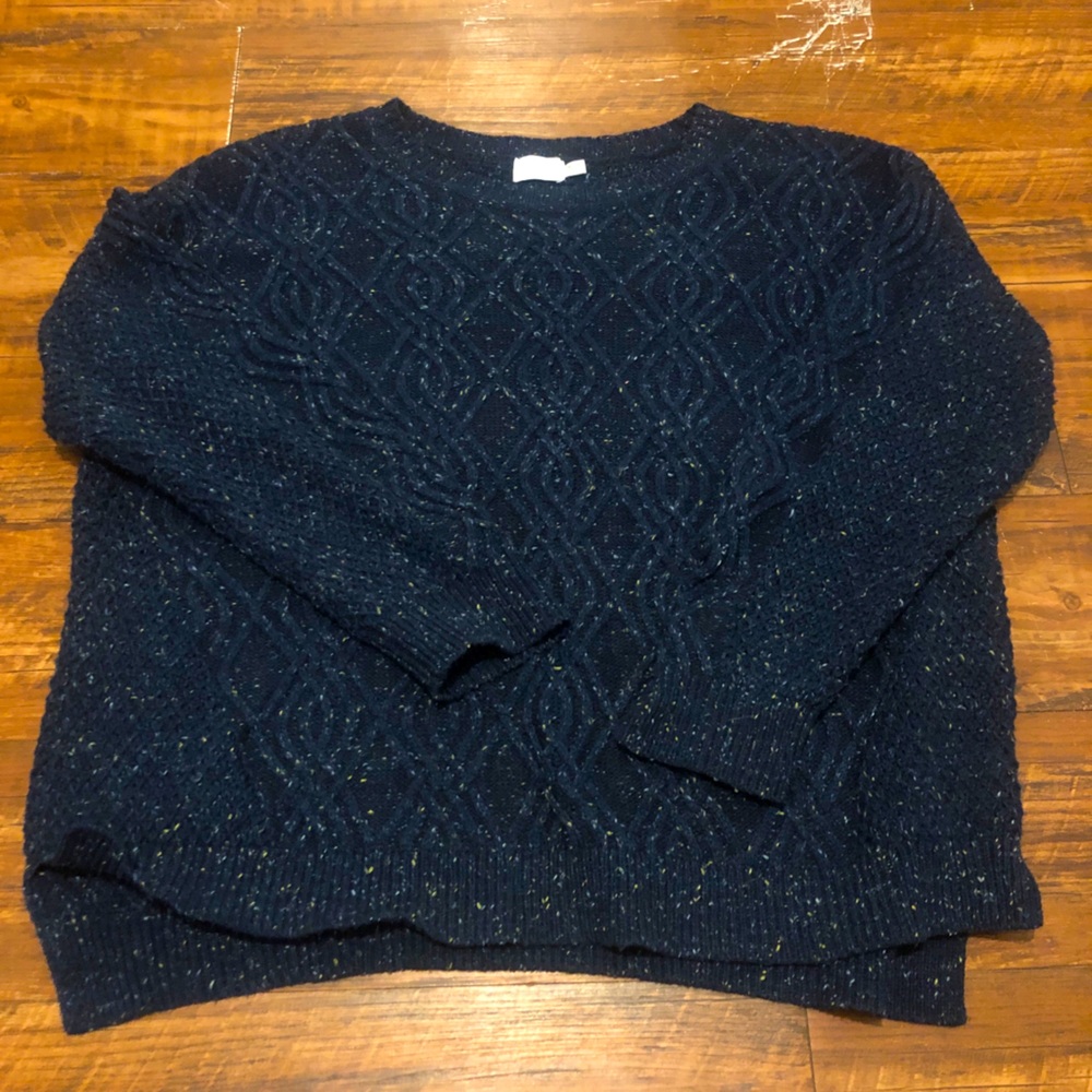 Time & Tru blue sweater